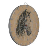 Pferdekopf (von Heywood Hardy) Dartscheibe (Vorderseite Links)