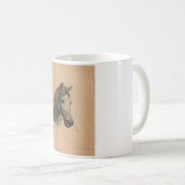 Pferdekopf (von Heywood Hardy) Kaffeetasse (VorderseiteRechts)