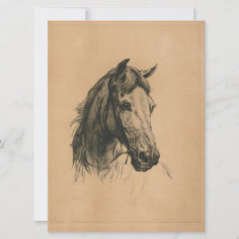 Pferdekopf (von Heywood Hardy) Karte