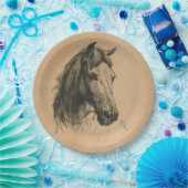 Pferdekopf (von Heywood Hardy) Pappteller (Party)