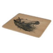 Pferdekopf (von Heywood Hardy) Schneidebrett (Ecke)