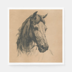 Pferdekopf (von Heywood Hardy) Serviette