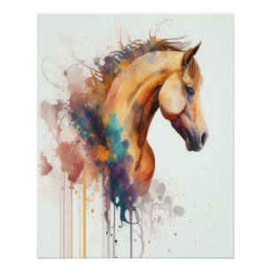 Pferdekopf Wall Art Poster