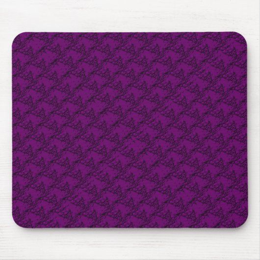 Pferdeköpfe in roter violetter Artdeco Mousepad (Vorne)