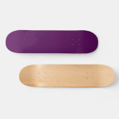 Pferdeköpfe in roter violetter Artdeco Skateboard (Horizontal)