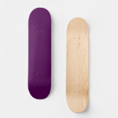 Pferdeköpfe in roter violetter Artdeco Skateboard (Vorderseite)