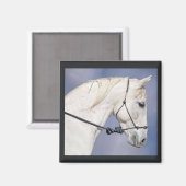 Pferdekopfmagnet Magnet (Vorderseite/Rückseite)