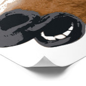 Pferdekopfmaske Poster (Ecke)