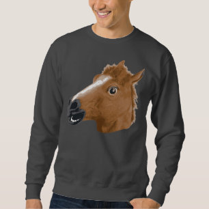 Pferdekopfmaske Sweatshirt