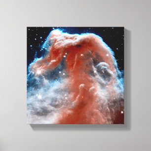 Pferdekopfnebel Infrarot - Hubble-Weltraumfoto Leinwanddruck