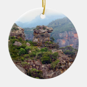 Pferdekopfrock Keramik Ornament