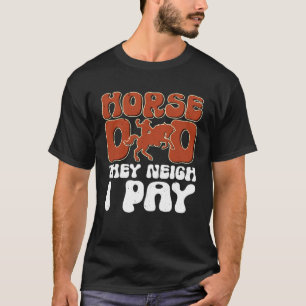 Pferdekostüm Pferd Papa Reitsport Vintage Bauernho T-Shirt