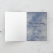 Pferdekrankenhaus Pferd und Eichenbaum Karte (Innenseite)