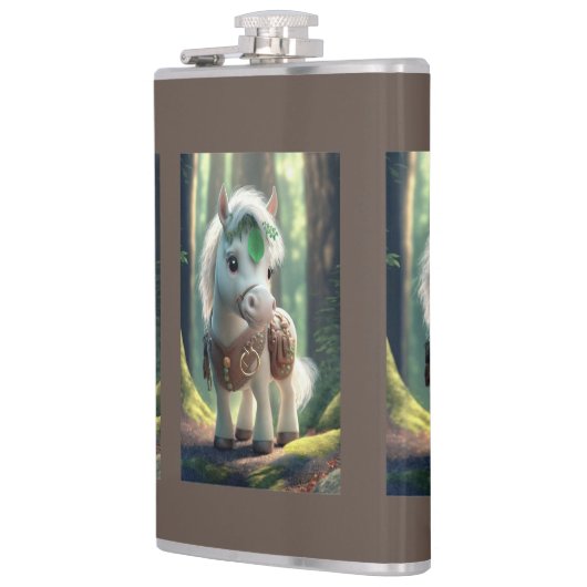 Pferdekrug Flachmann (Links)