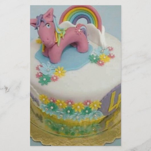 Pferdekuchen 1 briefpapier (Vorderseite)