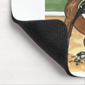 Pferdekunst AUF DEM STÜCKCHEN jetzt was Mousepad (Ecke)