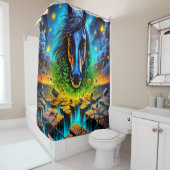 Pferdekunst Duschvorhang (Beispiel)