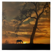 Pferdekunst Fliese (Vorderseite)