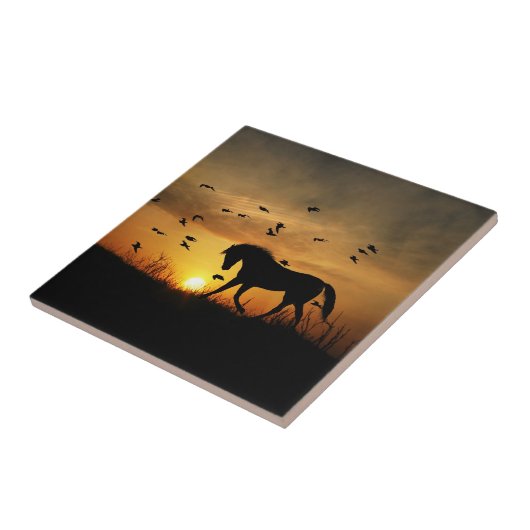 Pferdekunst Fliese (Seite)