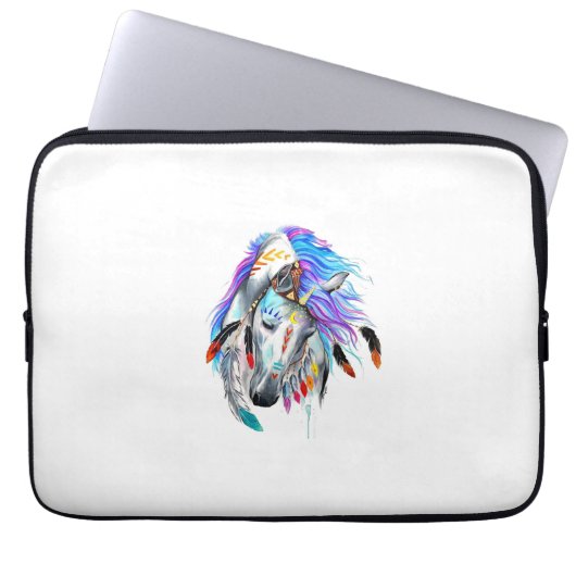 Pferdekunst Laptopschutzhülle (Vorderseite)