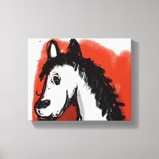 Pferdekunst Leinwanddruck (Vorderseite)