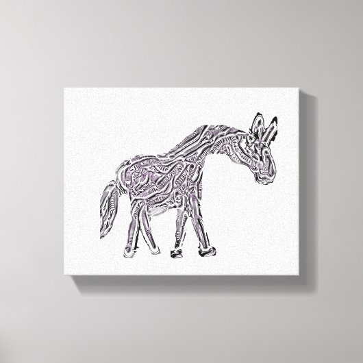 Pferdekunst Leinwanddruck (Vorderseite)