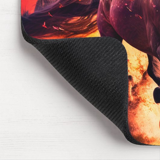 Pferdekunst Mousepad (Ecke)