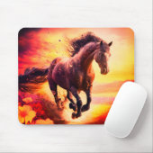 Pferdekunst Mousepad (Mit Mouse)