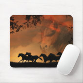 Pferdekunst Mousepad (Mit Mouse)