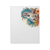 Pferdekunst Notizblock (Rotiert)