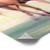Pferdekunst Poster (Ecke)