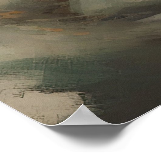 Pferdekunst Poster (Ecke)