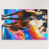 Pferdekunst Puzzle (Horizontal)