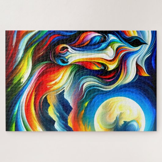 Pferdekunst Puzzle (Horizontal)