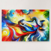 Pferdekunst Puzzle (Horizontal)