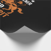 Pferdekunst Sie kennen Teamwork nicht Geschenkpapier (Ecke)