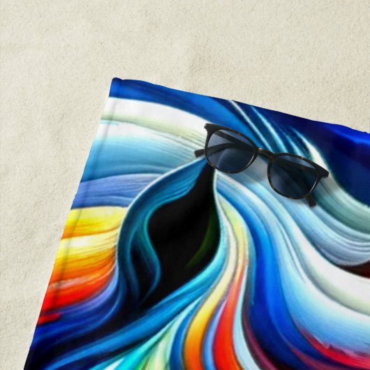 Pferdekunst Strandtuch (Beispiel)