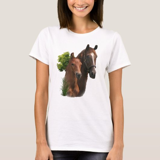 Pferdekunst T-Shirt (Vorderseite)