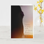 Pferdekunst und inspirieren Zitat Karte (Gelbe Blume)