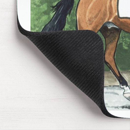 Pferdekunstdressage-Pferdebucht-Trotten Mousepad (Ecke)