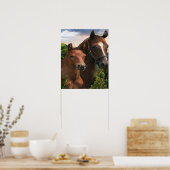 Pferdekunstposter Poster (Küche)