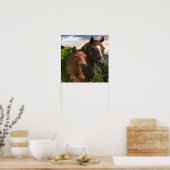 Pferdekunstposter Poster (Küche)