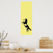 Pferdekunstwerk Poster (Küche)