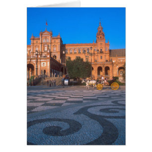 Pferdekutsche auf der Plaza de Espana in