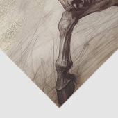 Pferdekutsche Seidenpapier (Detail)