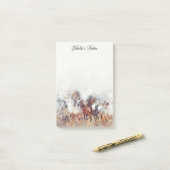 Pferdekutschenliebhaber Wichtige Informationen Post-it Klebezettel (Auf Schreibtisch)