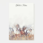 Pferdekutschenliebhaber Wichtige Informationen Post-it Klebezettel (Vorderseite)