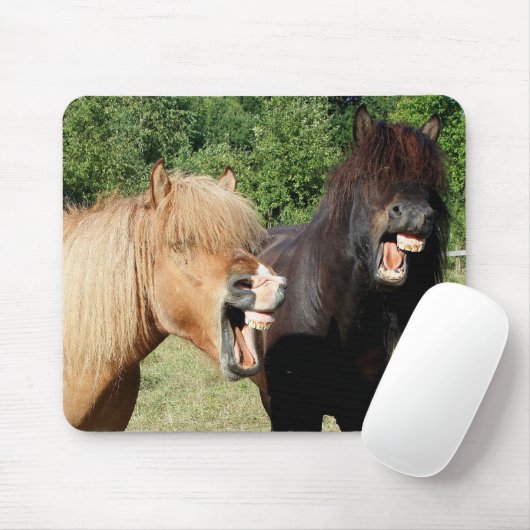Pferdelachen Mousepad (Mit Mouse)