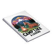 Pferdelager wie ein Camping Notizblock (Rechte Seite)