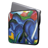 Pferdelaptop-Hülse Franz Marcs blaue Laptopschutzhülle (Vorderseite Links)